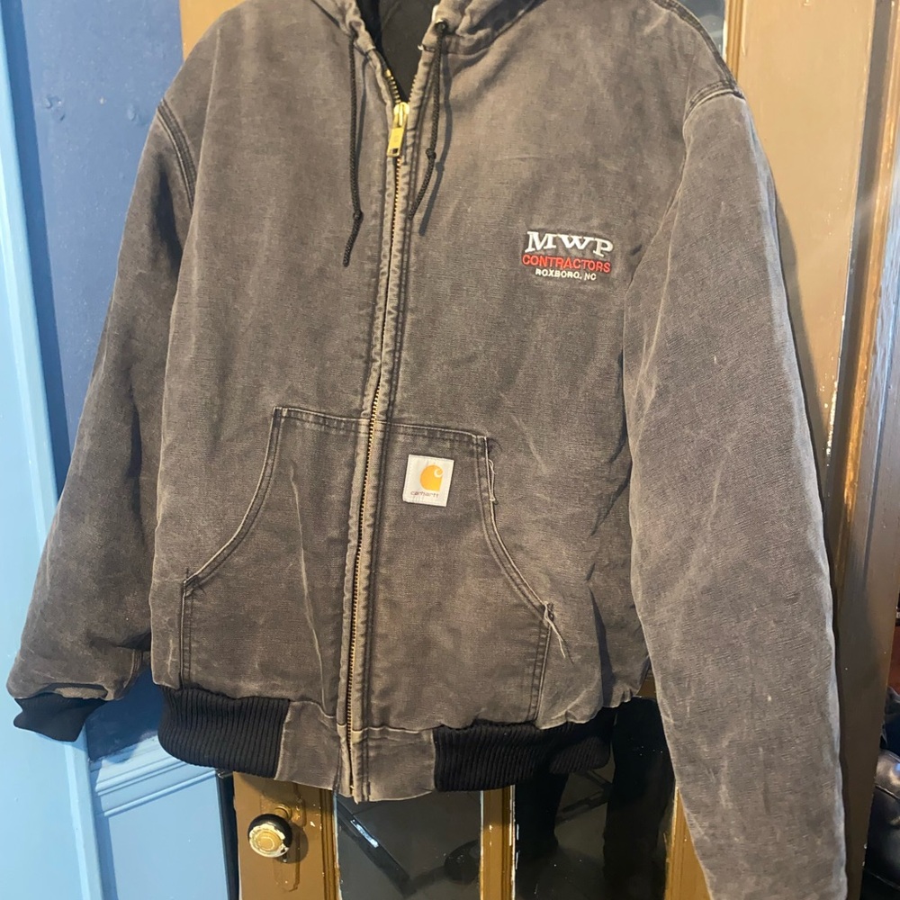 Vtg Carhartt distress hoodie 1990s jacket size XL men’s